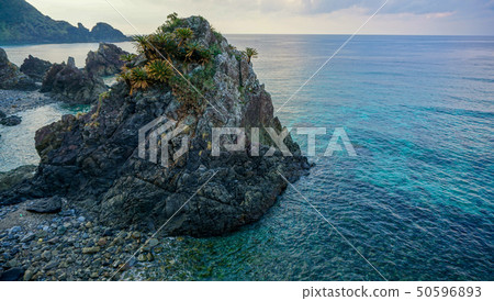 Big rock 3 rising in the beautiful sea 50596893