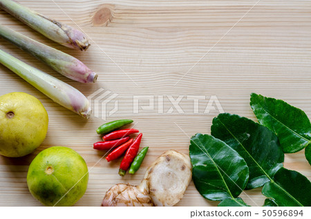 Herb ingredient of Tom Yum spicy soup Thai food Herb ingredient of Tom Yum spicy soup Thai food 50596894