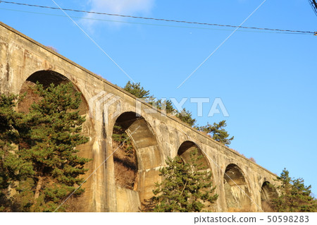 北海道,函館市,Shobocho鎮,Old Toi線,拱橋 北海道,函館市,Shobocho鎮,Old Toi線,拱橋 50598283