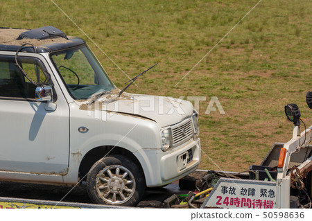 Accident car wrecker practice 50598636