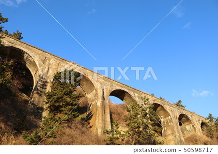 北海道,函館市,Shobocho鎮,Old Toi線,拱橋 北海道,函館市,Shobocho鎮,Old Toi線,拱橋 50598717