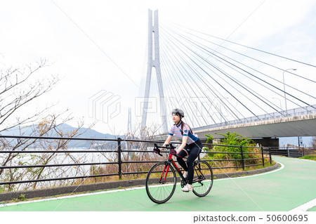 Onomichi Shimanami Highway Road bike Tadara Ohashi 50600695