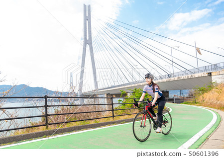 Onomichi Shimanami Highway Road bike Tadara Ohashi 50601396