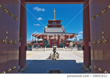 [Four pagodas in the middle gate of Shitennoji Temple] 1 Shitennoji Temple, Tennoji-ku, Osaka City, Osaka Prefecture 50601612