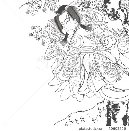 Ukiyoe Yoshitsune Senbonzakura 50603226