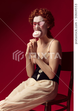 Medieval young woman as a duchess 50604553