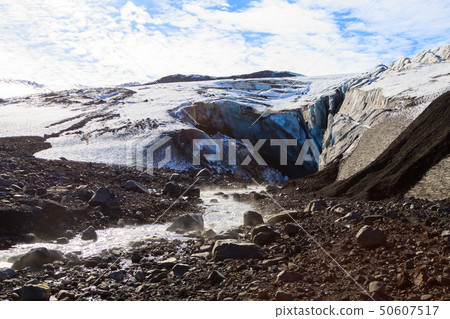 Vatnajokull glacier near Kverfjoll area, Iceland 50607517