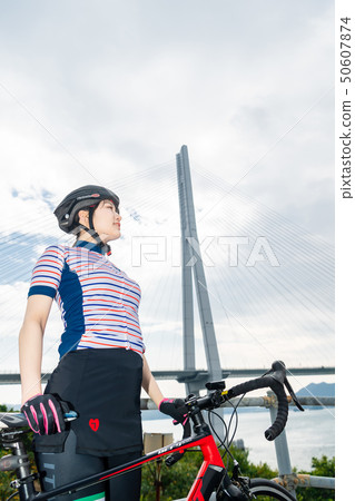 Onomichi Shimanami Highway Road bike Tadara Ohashi 50607874