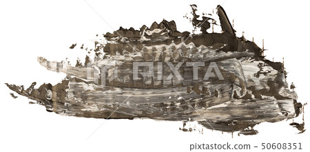 Black and white oil texture paint stain brush Black and white oil texture paint stain brush 50608351