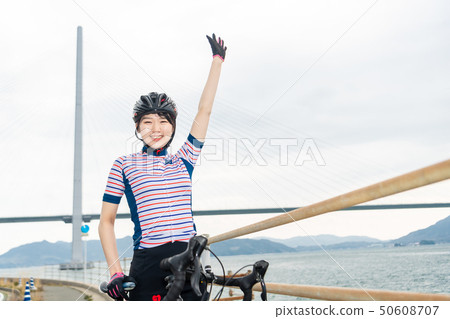 Onomichi Shimanami Highway Road bike Tadara Ohashi 50608707