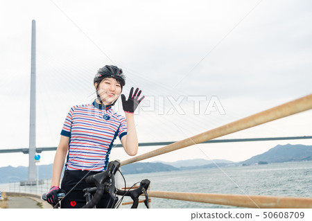 Onomichi Shimanami Highway Road bike Tadara Ohashi 50608709