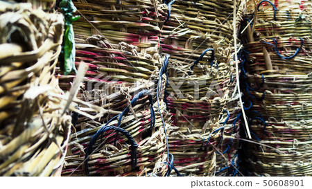 wicker baskets in market wicker baskets in market 50608901