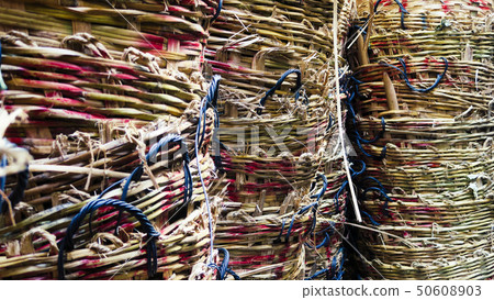 wicker baskets in market wicker baskets in market 50608903
