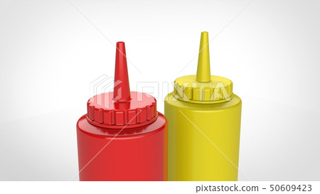 Ketchup and mustard 50609423