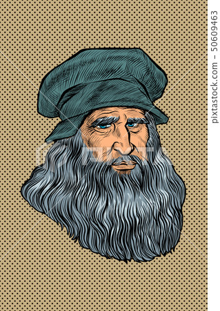 Leonardo da Vinci, Italian painter, inventor and sculptor Leonardo da Vinci, Italian painter, inventor and sculptor 50609463