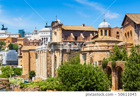 Roman Forum in summer, Rome, Italy Roman Forum in summer, Rome, Italy 50611045