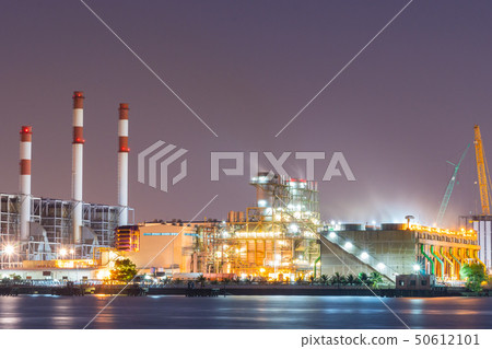 Power plant during the evening 50612101