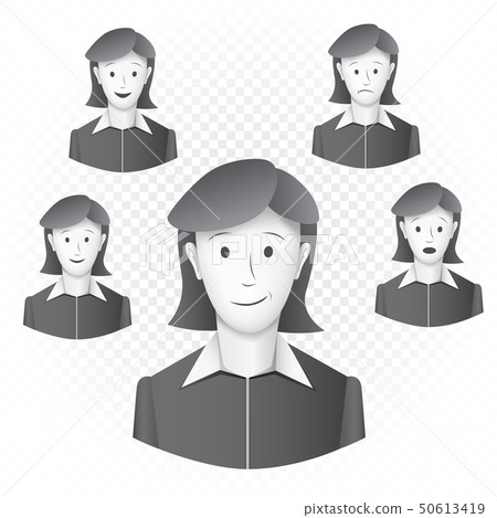 women template with emotions women template with emotions 50613419