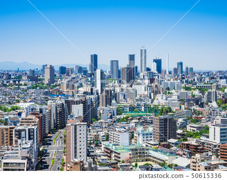 Townscape around Tokyo Ikebukuro 50615336