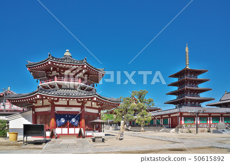[Five-storied pagoda of Nanten-do, Shitennoji] 1 Shitennoji, Tennoji-ku, Osaka-shi, Osaka 50615892