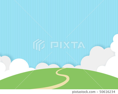 Scenery with a hill 50616234