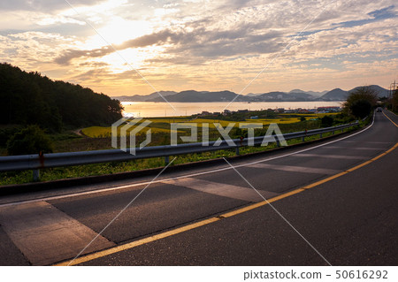 日落，巨濟，慶南 50616292