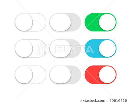 Button switch toggle slider ui. Slide off or turn on app mobile interface. Website light graphic Button switch toggle slider ui. Slide off or turn on app mobile interface. Website light graphic 50616516