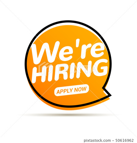 Job vacancy, we are hiring now. HR team recruit employee concept. Career job vacancy intervew offer 50616962