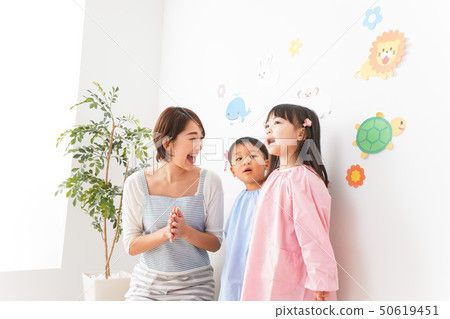 兒童園，幼兒園，托兒所，英語課，學習形象 50619451