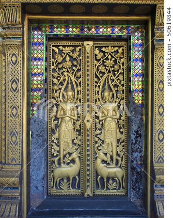 Decorative elements with meaningful buddhism figs Decorative elements with meaningful buddhism figs 50619844