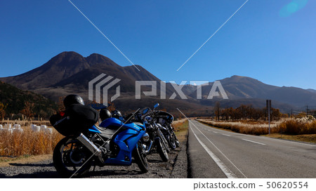 Aso, Chojahara and bike Aso, Chojahara and bike 50620554