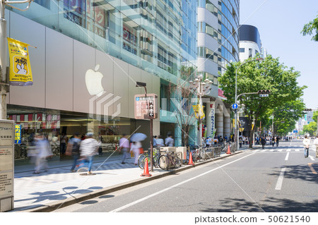 Nagoya City Naka Ward Sakae Otsu Street pedestrian heaven Apple Nagoya Sakae 50621540