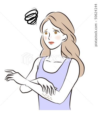 Illustration That Cares About Hair Stock Illustration 50624144