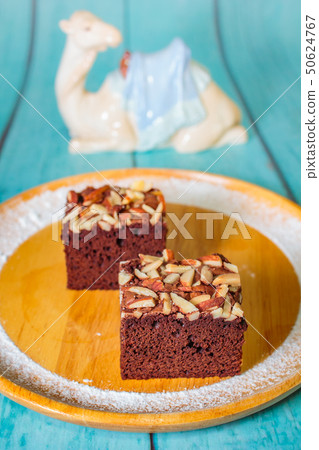 Homemade brownie cake. 50624767