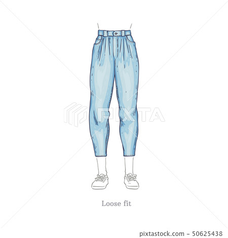 female stock jeans