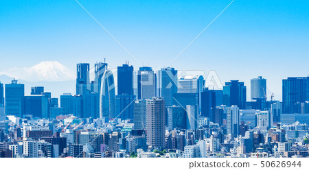 Mt. Fuji and the skyscrapers of Shinjuku Subcenter Mt. Fuji and the skyscrapers of Shinjuku Subcenter 50626944