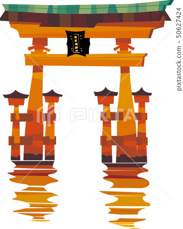 在嚴島神社的鳥取 50627424