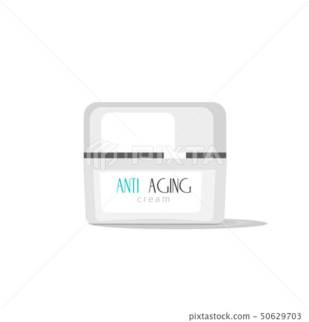 Cosmetic cream tube vector illustration isolated, flat cosmetics bottle icon 50629703