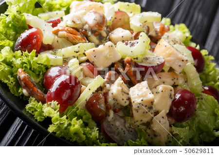 Delicious appetizer Sonoma salad with chicken Delicious appetizer Sonoma salad with chicken 50629811