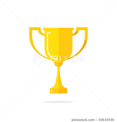 Golden cup vector icon Golden cup vector icon 50630590