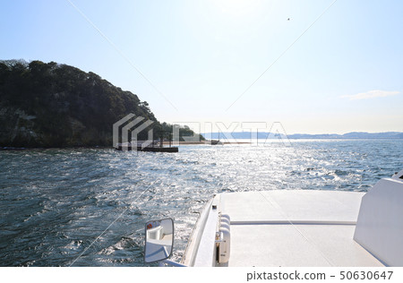 [Yokosuka tourist attraction] uninhabited island, pier of Sarushima 50630647