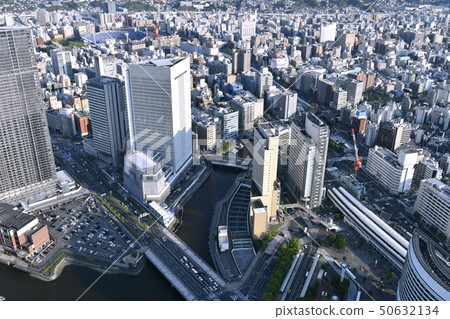 Yokohama cityscape in Japan I want to see Yokohama City New Town Hall etc. (screen lower right is Sakuragicho Station) Yokohama cityscape in Japan I want to see Yokohama City New Town Hall etc. (screen lower right is Sakuragicho Station) 50632134