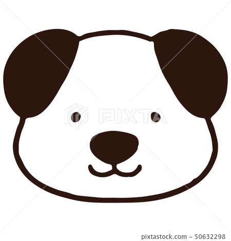 簡單可愛的狗插圖線條畫 簡單可愛的狗插圖線條畫 50632298