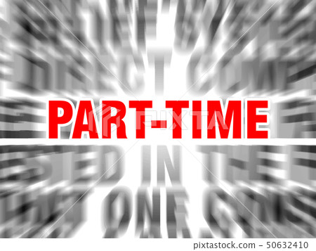 part-time - Stock Illustration [50632410] - PIXTA