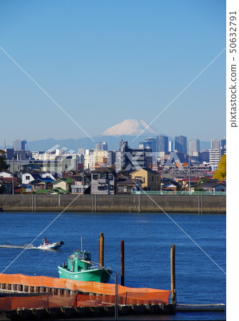 Former Edogawa and Mt. Fuji 50632791