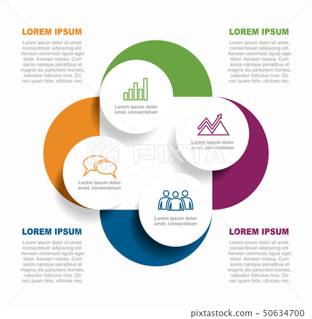 Infographic design template with place for your data. Vector illustration. Infographic design template with place for your data. Vector illustration. 50634700