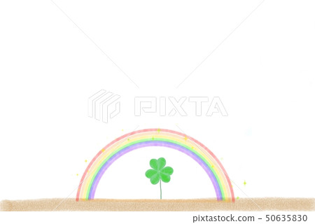 彩虹和三葉草例證 彩虹和三葉草例證 50635830