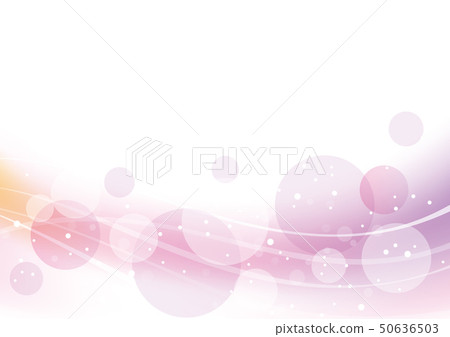 抽象波浪曲線圈子背景桃紅色 50636503