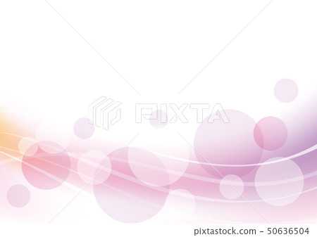 抽象波浪曲線圈子背景桃紅色 50636504