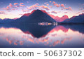 Wonderful sunset view of Romsdalfjord near Andalsnes in Norway 50637302